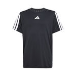 adidas Kläder adidas Training Essentials 3 Stripes T-shirt Barn-Svart,Vit