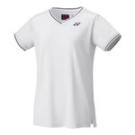 Yonex Kläder Yonex Crew Neck T-shirt Damer - vit, 