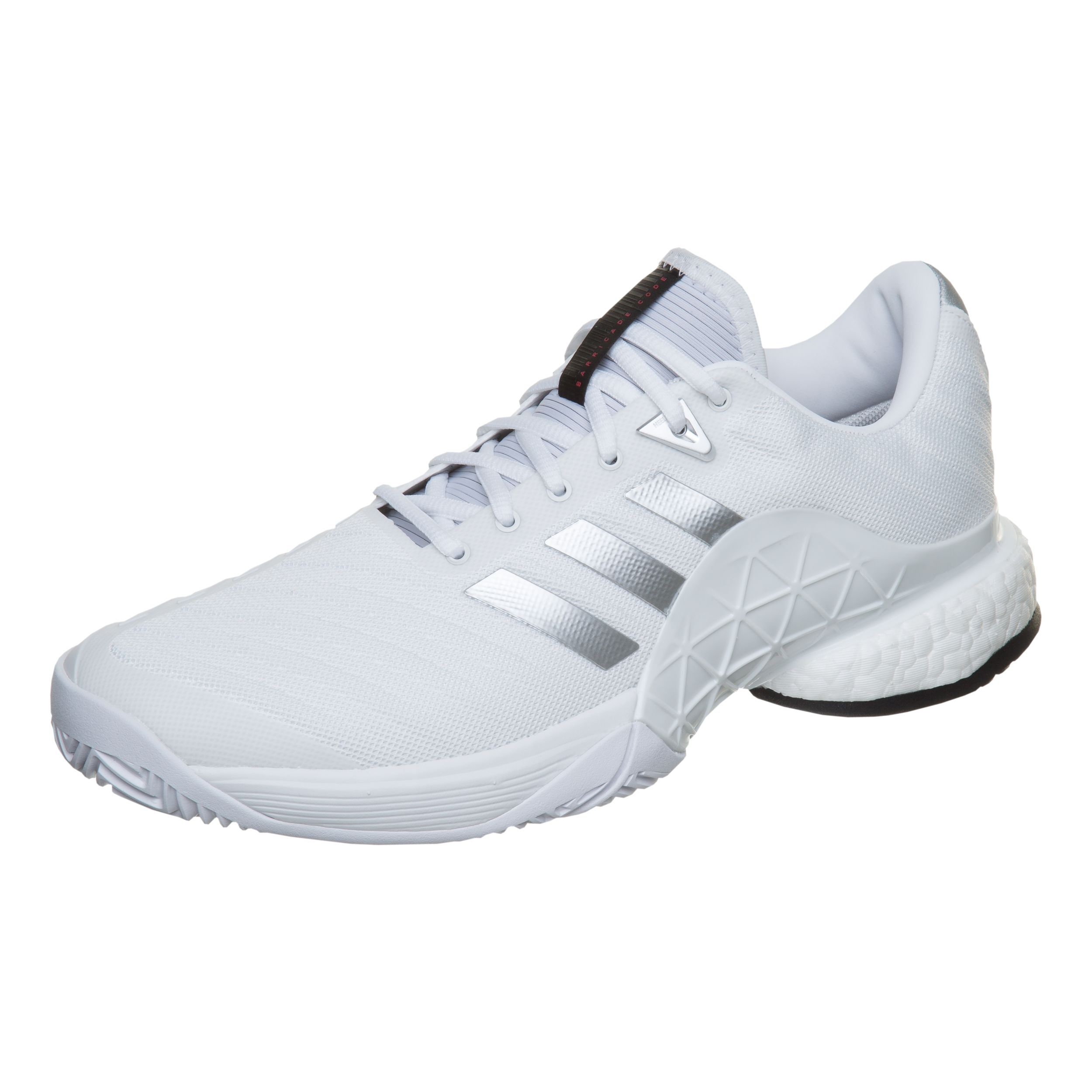 adidas Barricade 2018 Boost Allroundsko Herrar Vit, Silver adidas Barricade 2018 Boost Allroundsko Herrar Vit, Silver