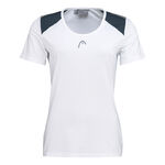 HEAD Kläder HEAD 22 Tech T-shirt Damer - vit, mörkblå