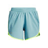 Fly By Elite 5in Shorts Damer-Ljusblå,Neongul