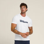 Wilson Kl&auml;der Wilson Easy Street T-shirt Herrar-Vit
