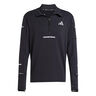 adi365 Warm Half-Zip Löpartröja Herrar - svart, 