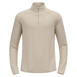 Odlo Kläder Odlo Zeroweight Warm Mid Layer 1/2 Zip Löpartröja Herrar-Silver