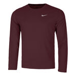 Nike Kl&auml;der Nike Dri-Fit UV Miler L&ouml;partr&ouml;ja Herrar - r&ouml;tt vin, 