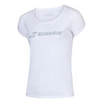 Babolat Kläder Babolat Exercise T-shirt Damer - vit, grå