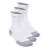 Velociti Run Cush 3p Crew  L&ouml;parsockor Unisex-vit, vit