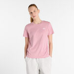 New Balance Kläder New Balance Essentials Jersey T-shirt Damer-Rosa