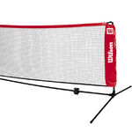 Wilson Träningsutrustning Wilson EZ Tennisnät 6,10m-Svart,Röd