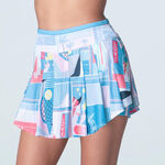 Lucky in Love Kl&auml;der Lucky in Love Linen Intuition Kjol Damer-Flerf&auml;rgad