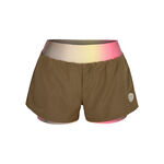 BIDI BADU Kl&auml;der BIDI BADU Spectrum 2In1 Printed Shorts Damer-Brun,Gul
