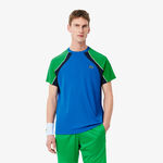 Lacoste Kläder Lacoste T-shirt Herrar-Blå,Flerfärgad