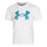 Under Armour Kl&auml;der Under Armour Reflective Big Logo T-shirt Herrar-Vit