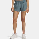 Under Armour Kläder Under Armour Fly By 3in Löparshorts Damer - blågrå, petrol