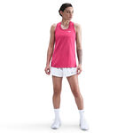 Nike Kläder Nike Dri-Fit Regular Racerback Linne Damer - berry, vit