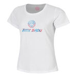 BIDI BADU Kl&auml;der BIDI BADU Logo Chill T-shirt Damer-vit
