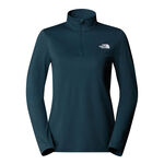 The North Face Kläder The North Face Flex 1/4 Zip Löpartröja Damer-Mörkgrön
