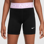 Nike Kläder Nike Dri-Fit Big Kids 3in Shorts Flickor - svart, syrén