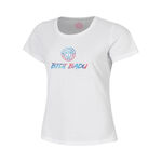 BIDI BADU Tenniskläder BIDI BADU Logo Chill T-shirt Barn - vit, 