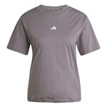 adidas Kläder adidas Small Logo T-shirt Damer-Mörkgrå