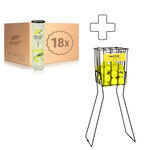 Racket Roots Trycksatt boll Racket Roots Club Tennisball 4-pack R&ouml;r