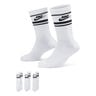 Sportswear Everyday Essential Tennisstrumpor 3-pack-Vit,Svart