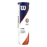 Wilson Tennisbollar Wilson Roland Garros Official 4-pack Rör
