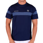 Sergio Tacchini Tenniskl&auml;der Sergio Tacchini Leone PL T-shirt Herrar - m&ouml;rkbl&aring;, bl&aring;gr&aring;