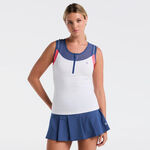 Original Penguin Kläder Original Penguin Colorblock Linne Damer-Vit,Blå