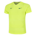 Nike Kläder Nike Rafa Court Dri-Fit Advantage T-shirt Herrar - neongul, 