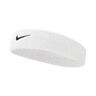 Swoosh Classic H&aring;rband Unisex - vit, svart