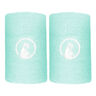 Long Svettband 2-pack Unisex - turkos, vit