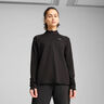 Velocity Cloudspun 1/4 Zip Löpartröja Damer-Svart