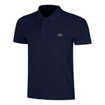 Lacoste Kl&auml;der Lacoste Ribbed Collar Polo Herrar - bl&aring;, vit