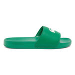Lacoste Skor Lacoste Serve Slide Badtofflor - gr&ouml;n, vit