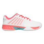 K-Swiss Tennisskor K-Swiss EXPRESS LIGHT 3 Clay Sko f&ouml;r grus Damer-vit, korall