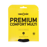 Tennis-Point Tennis-Point Premium Comfort Multi Str&auml;ngset 12m-Svart