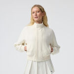 334 Kl&auml;der DSSLR Walk On Court Sweat-jacka Damer-Creme