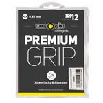 Tennis-Point Överlindor Tennis-Point Premium Grip weiß 12er