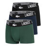 Cotton Stretch Trunk Boxershorts 3-pack Herrar-Mörkgrön