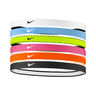 Nike Flex Classic Hårband 6-pack Unisex - pink, vit