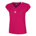 Quiet Please Tenniskl&auml;der Quiet Please Create Volley T-shirt Damer-Pink,Vit