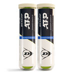 Dunlop Tennisbollar Dunlop ATP Championship Bi Pack 2x 4-pack Rör
