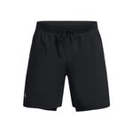 Under Armour L&ouml;parshorts Under Armour Launch 5 Inch 2-in-1 Shorts Herrar-Svart