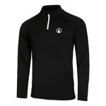 Quiet Please Kläder Quiet Please Big Serve 1/4 Zip Långärmat Herrar-Svart,Vit