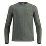 Essential Seamless Crew Neck Långärmat Herrar-oliv