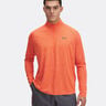 Tech Textured Half-Zip L&aring;ng&auml;rmat Herrar-Orange