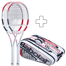 2x Pure Strike 18x20 plus Schlägertasche