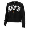 Court Heritage Fleece GFX Crew Tr&ouml;ja Damer-Svart