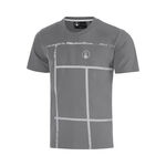 Quiet Please T-shirt Quiet Please Crush Court T-shirt Pojkar-m&ouml;rkgr&aring;, ljusgr&aring;